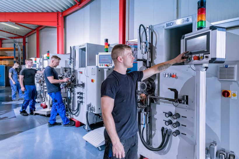 Coil-winding department